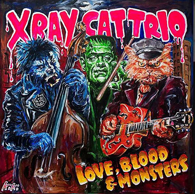 X-RAY-CAT-TRIO-LOVE-BLOOD-MONSTERS-LP