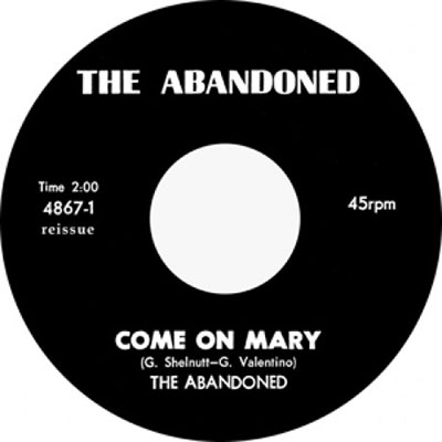 abandoned_come-on-mary_vinilo_sg_garagerock