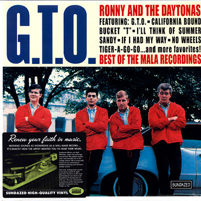 Ronny-and-The-Daytonas-GTO-Best-Of-Mala-Recordings-Lp-Sundazed-Vinilo-Vinyl